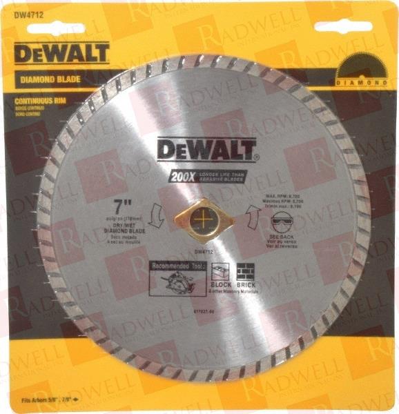 STANLEY BLACK & DECKER DW4712