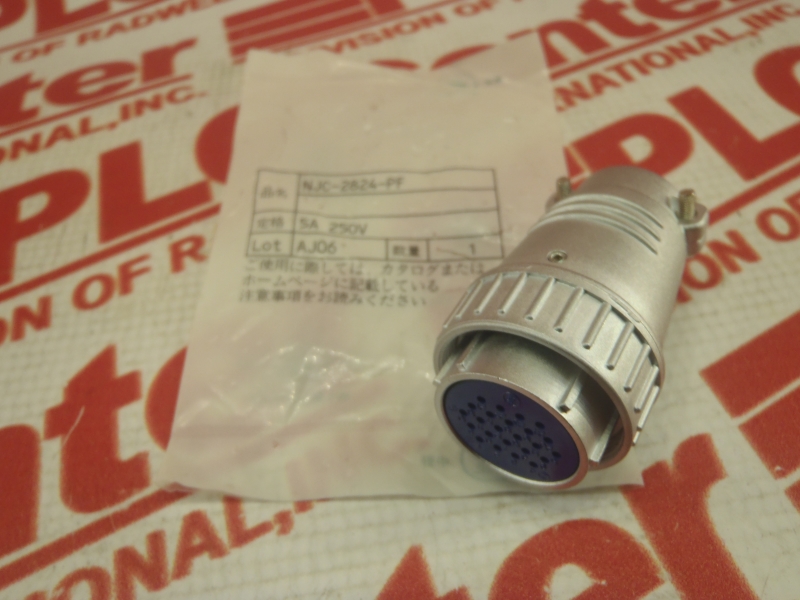 CONNECTOR CIRCULAR STRAIGHT 24PIN FEMALE 5AMP 250V