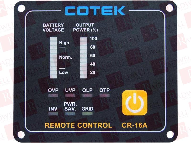 COTEK CR-16B REMOTE W/ 25 FOOT CABLE