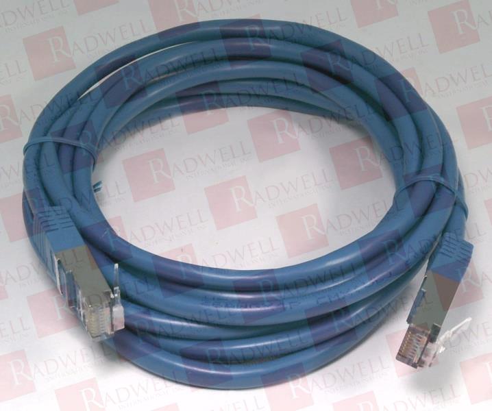 ETHERNET CABLE, CAT 5E, 26AWG, RJ45 CONNECTORS, 3M CABLE, BLUE