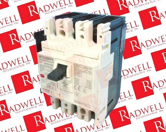 MITSUBISHI NF50-SRU-3P-20A-AX-1L-SLT