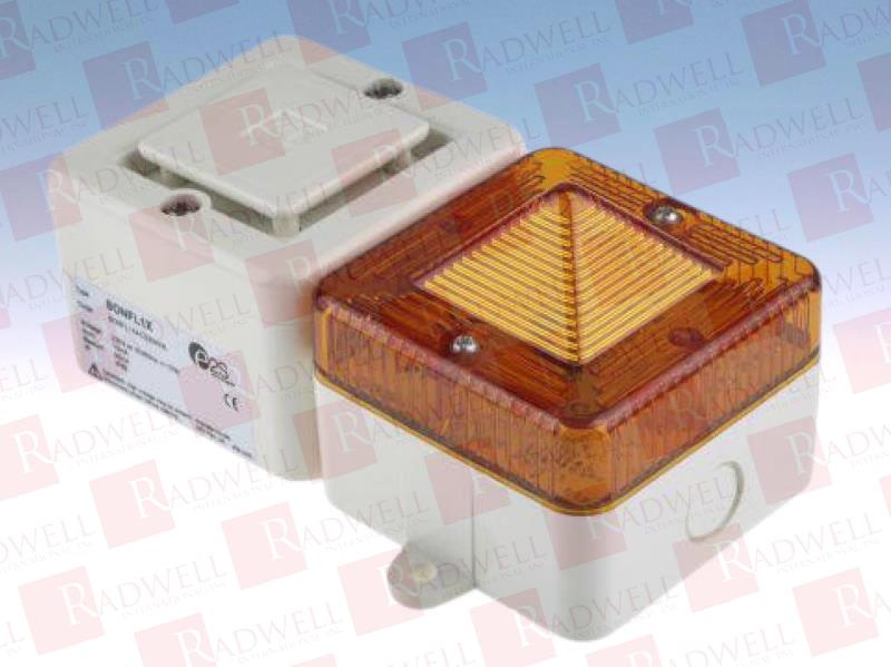  , SOUNDER BEACON, AMBER LENS, XENON BULB, 230 VAC, 50/60 HZ, 63 MA, 10 TONE, 100DB AT 1 METER, WALL MOUNTING, IP55