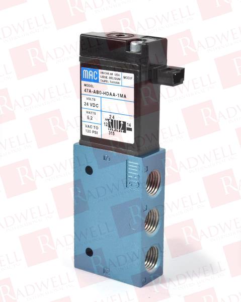MAC VALVES INC 47A-L10-HDAP-2FD