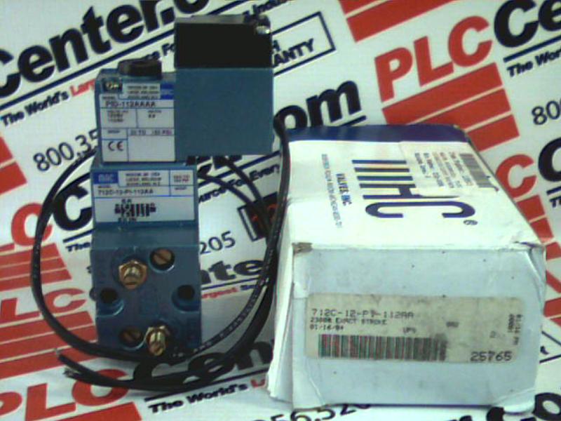 MAC VALVES INC 712C-12-PI-112AA