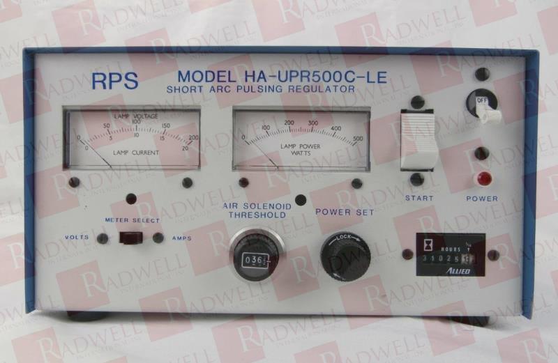  , PULSING REGULATOR, LAMP SHORT ARC, 20 AMP, 200 V, 500 W