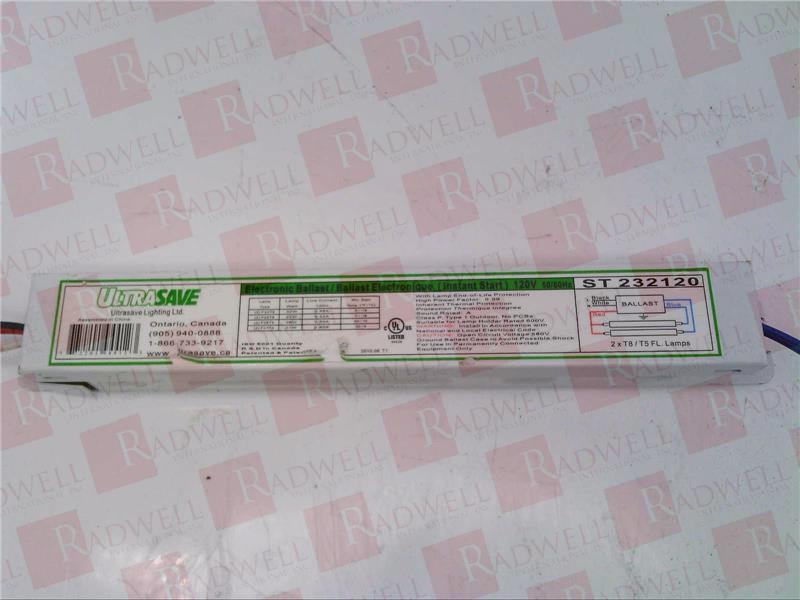  , ELECTRONIC BALLAST, INSTANT START, LAMP CONNECTION SERIES, 120 VOLT, 50/60 HZ