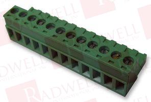 TERMINAL BLOCK, PLUG-IN, 12 POSITION, 30-12AWG, PITCH SPACING:5MM, NO. OF POSITIONS:12POSITIONS, WIRE SIZE AWG MIN:30AWG, WIRE SIZE AWG MAX:12AWG, CONDUCTOR AREA CSA:2.5MM, WIRE CONNECTION M ...