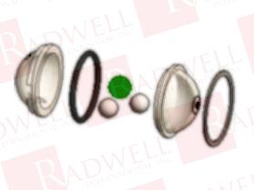 KIT, REPAIRM VISUAL FLOW INDICATOR VALVE, FOR NPT SIZES 1/4" | 3/8" | 1/2", INCLUDES LINER / SEAL/BALL SET / LENS / RETAINING RING, REPLACEMENT PARTS