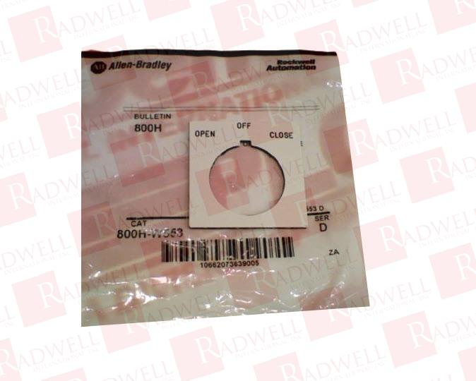 ALLEN BRADLEY 800H-W553