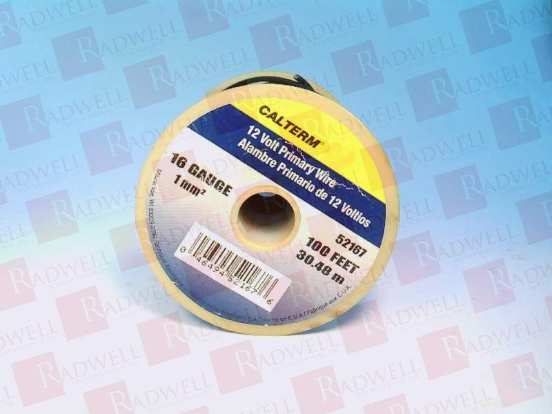  , BLACK PRIMARY WIRE, 100 FT, 16 AWG (1 MM ), 12 VOLT