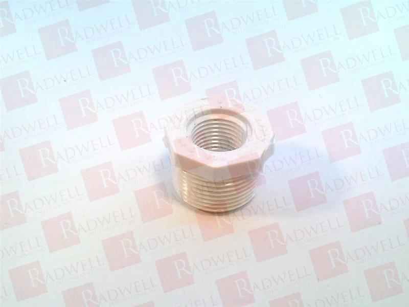 BUSHING, PVC FITTING, 1 X 0.5IN DIAMETER