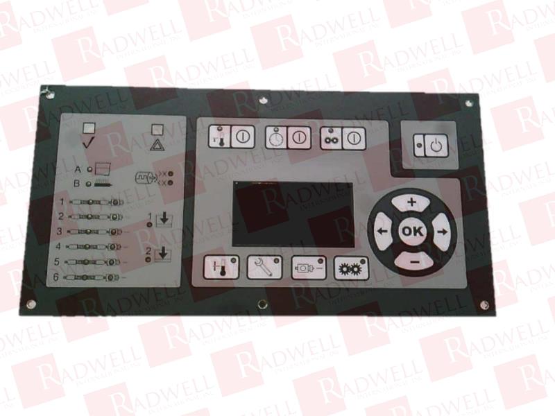 OVERLAY ASSEMBLEY, CONTROL FOR HOTMELT APPLICATOR, CPU OVERLAY, UTC20, 6CH, REPLACES 137XX017