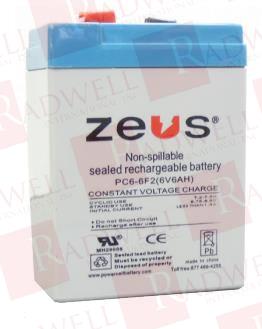 ZEUS BATTERY PRODUCTS PC6-6F2