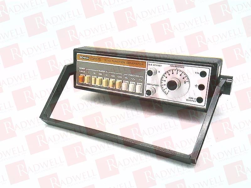  ,FUNCTION GENERATOR,.1 TO 1MHZ,105-130VAC/60HZ,8W,VCO INPUT