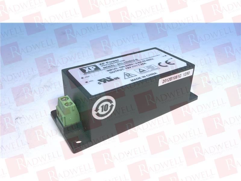 AC-DC POWER SUPPLY, ENCLOSED, ECL15 SERIES, 1.25 AMP, 85-264 VAC, 15 W, SCREW TERMINALS, CHASIS MOUNT, -20TO +70 DEGREE C