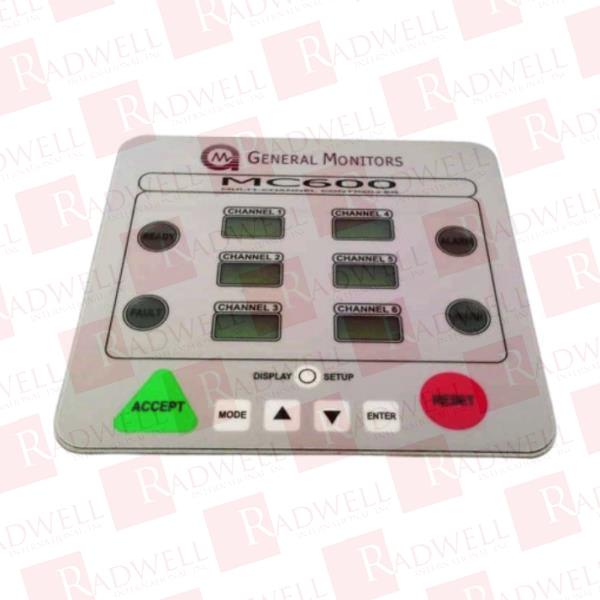GENERAL MONITORS INC MC600-CONTROL-PANEL