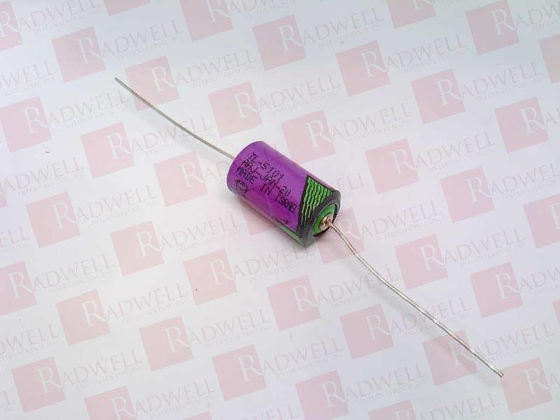 BATTERY, 3.6 V, 1/2AA, LITHIUM, 950 MAH, AXIAL LEADED, 14.5 MM