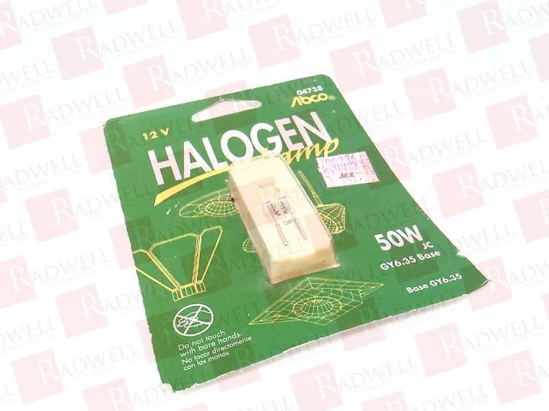  , HALOGEN LAMP, 12V, 50W, 2 PIN