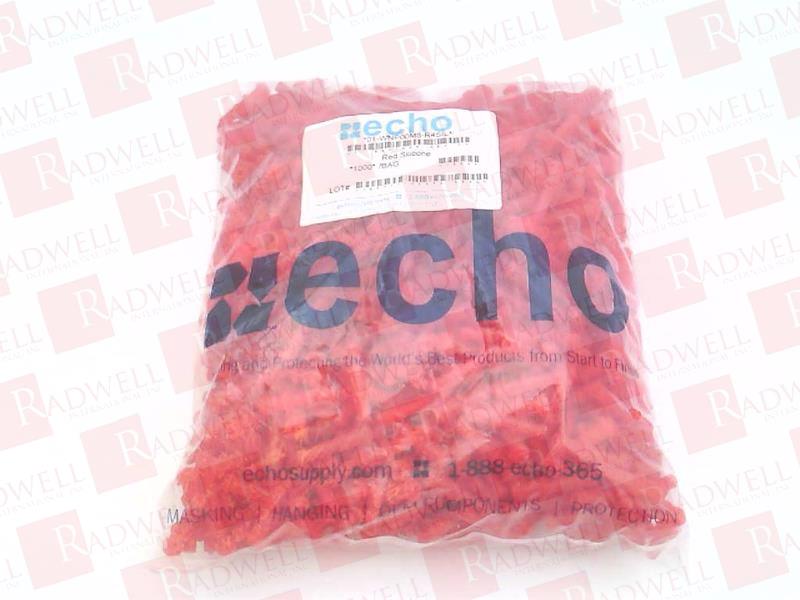  , SILICONE WELD NUT PLUGS, RED, PRICE PER BAG OF 1000