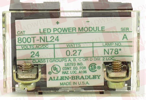 ALLEN BRADLEY 800T-NL24