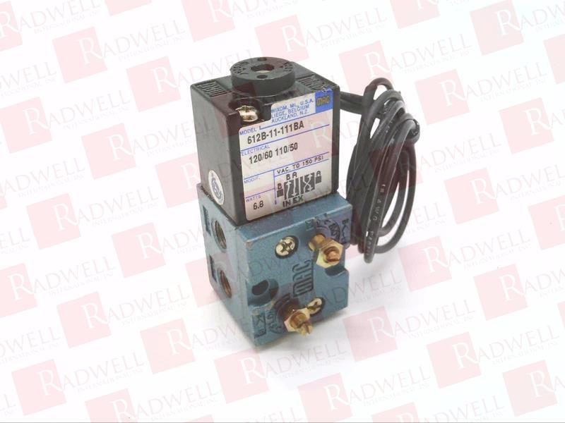 MAC VALVES INC 612B-11-111BA