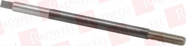 5/16-24 UNF H6 BRIGHT FINISH HIGH SPEED STEEL THREAD FORMING EXTENSION TAP BOTTOMING CHAMFER, 6" OAL, 1-1/8" THREAD LENGTH, 2B CLASS OF FIT, SERIES BXEXT