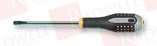 SCREWDRIVER, SLOTTED HEAD, 197MM, TIP SIZE:3.5MM, BLADE LENGTH:75MM, OVERALL LENGTH:197MM, PRODUCT RANGE:-, BLADE TIP STYLE:FLARED SLOT , BLADE TIP WIDTH:3.5MM, FEATURES:ERGONOMIC HANDLE, SC ...
