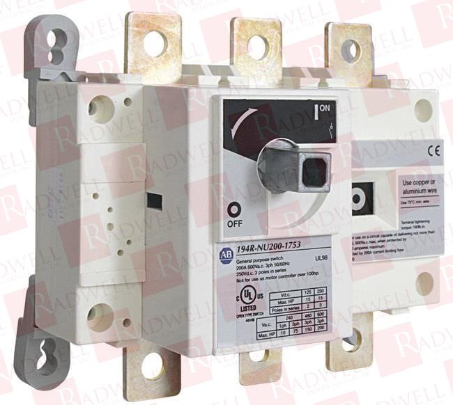 ALLEN BRADLEY 194R-NU200-1753