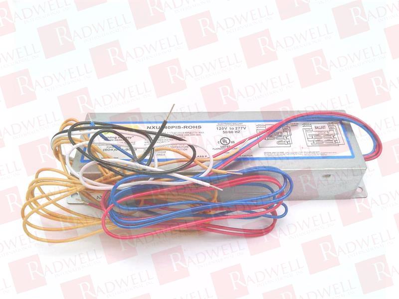 BALLAST, 120-277V, 3-4LAMPS, CASE SERIES FS2, START MODE: PIS, LAMP WATTAGE: 40/39/36