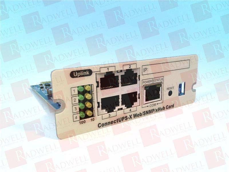  , CONNECT UPS-X WEB/SNMP CARD, THREE PHASE, SERIES 9, LED INDICATORS