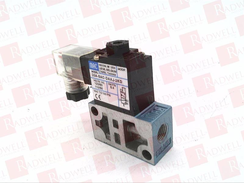 MAC VALVES INC 35A-SAC-DAAJ-2KD