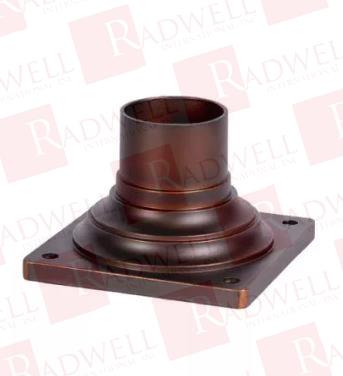 PIER MOUNT ADAPTER BASE, CONSTRUCTED OF DURABLE ALUMINUM BRONZE