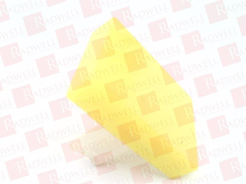 LENS, RECTANGULAR, YELLOW, EAO 31 SERIES, PUSHBUTTON SWITCHES