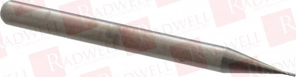 0.015", 0.045" LOC, 1/8" SHANK DIAM, 1-1/2" OAL, 4 FLUTE, SOLID CARBIDE SQUARE END MILL SINGLE END, UNCOATED, SPIRAL FLUTE, 30° HELIX, CENTERCUTTING, RIGHT HAND CUT, RIGHT HAND FLUTE, SERIES ...