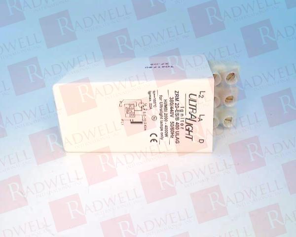 IGNITOR, SUPERIMPOSED PULSE IGNITOR, 20 AMP, 380/440V 50/60 HZ, 5.0 - 6.5KV IGNITION, VOLTAGE MAX. LAMP CURRENT 20 AMP