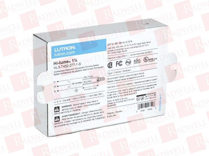 LUTRON HL3-T432-277-1-S