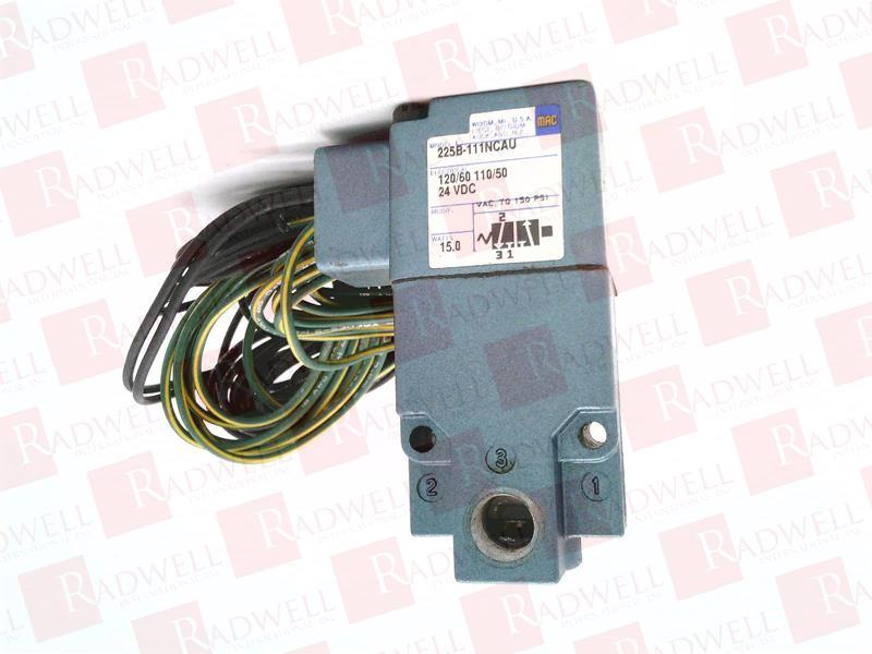 MAC VALVES INC 225B-111NCAU