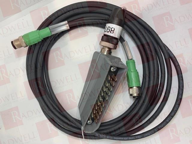 CABLE ADAPTER, MF-M12-5 POLE PLUG, IM-20 20 PIN CONNECTOR TO 5 PIN DIN PLUG