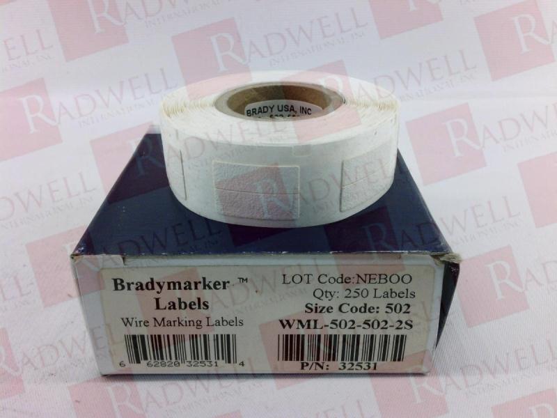 BRADY WML-502-502-2S