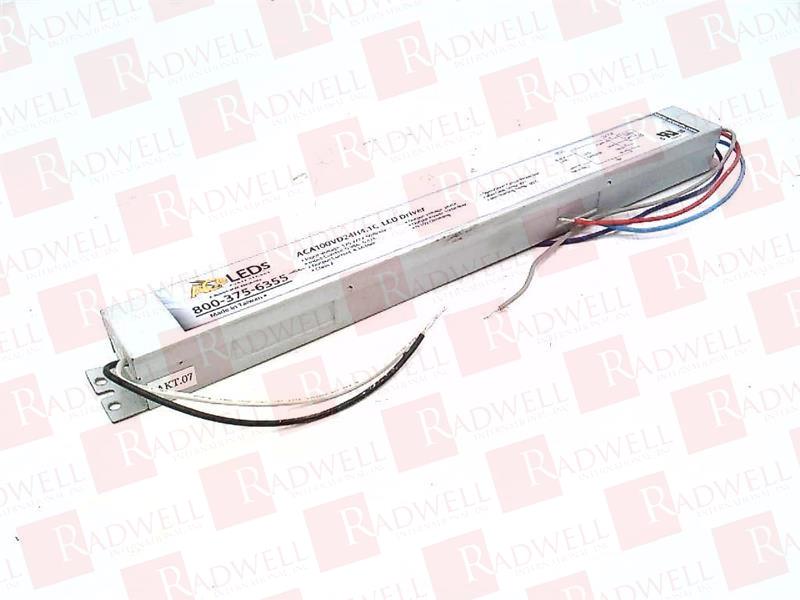 LED DRIVER, CONSTANT VOLTAGE, 100 WATT, 4100 MA, 24 VDC OUTPUT, 277 VAC INPUT, CLASS A, IP66