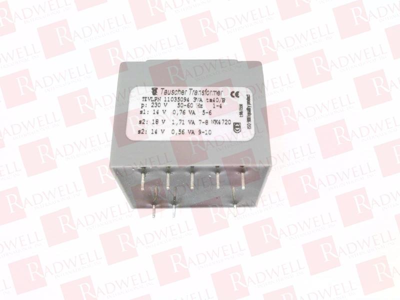 PRINT-TRANSFORMER, MODEL TEVLPN EI30/18, PRIMARY 230V, 50-60HZ, SECONDARY 14V0.05A, 18V0.095A, 14V0.04A, 32X27X29.5MM