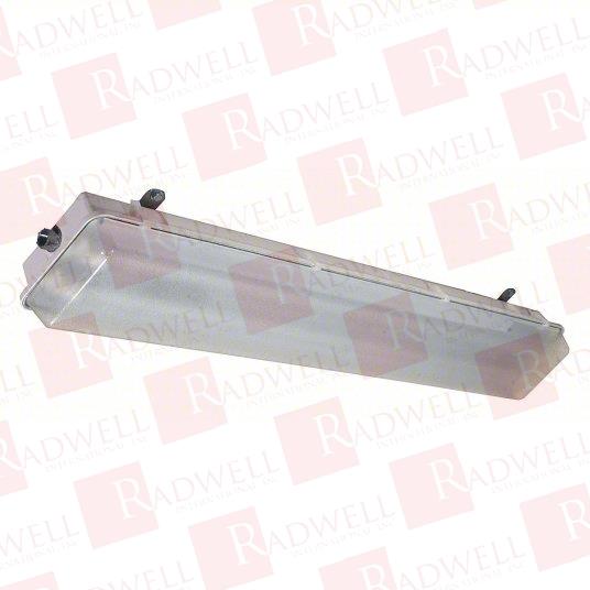 LIGHTING FIXTURE, HAZARDOUS LOCATION, LED, 14 WATT, 2 BULB, 3500 LM, 5600K COLOR TEMPERATURE, ACRYLIC LENS, WHITE HOUSING, SURFACE MOUNT