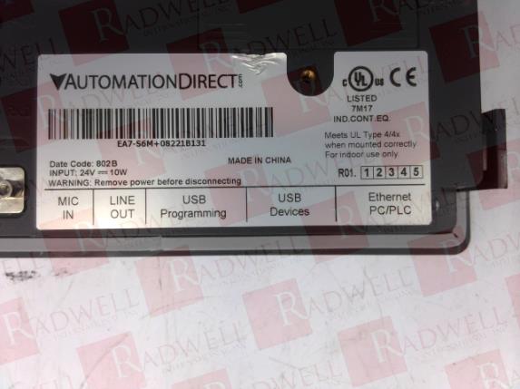 AUTOMATION DIRECT EA7-S6M+08221B131
