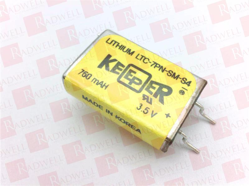 BATTERY, 3.5 V, 750 MAH, PRISMATIC KEEPER, SMD/SMT