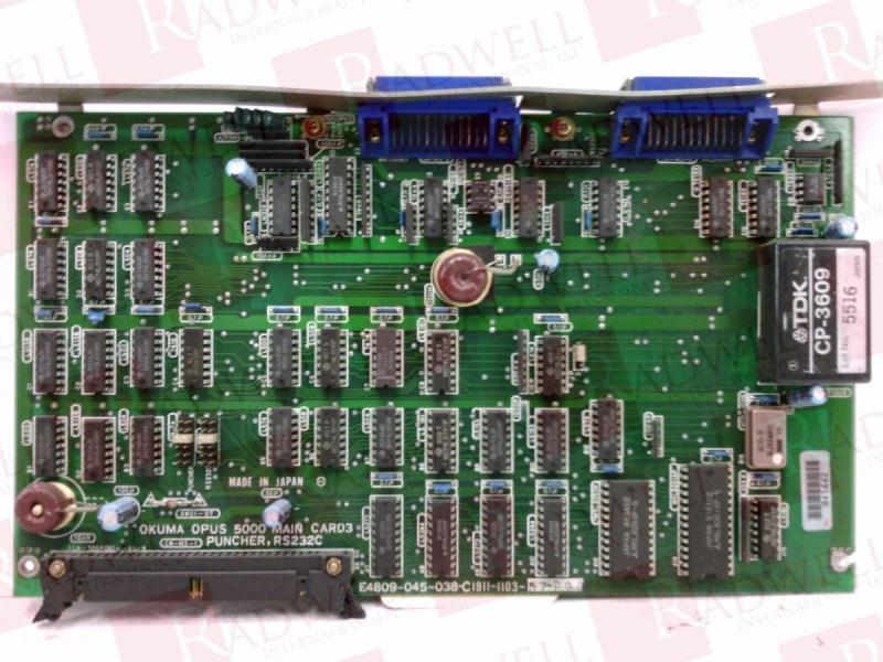  , 1911-1103, MAIN BOARD, OKUMA OPUS 5000 MAIN CARD3 PUNCHER / RS232C, CNC