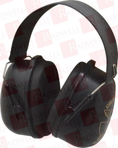 27 NRR, OVER HEAD PADDED FOLDING EARMUFFS BLACK CUPS