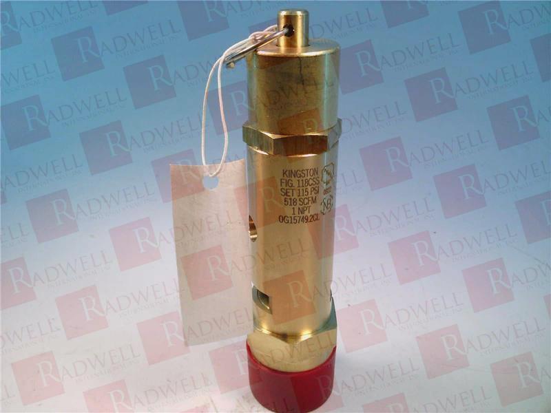 KINGSTON VALVE 118CSS-6-115