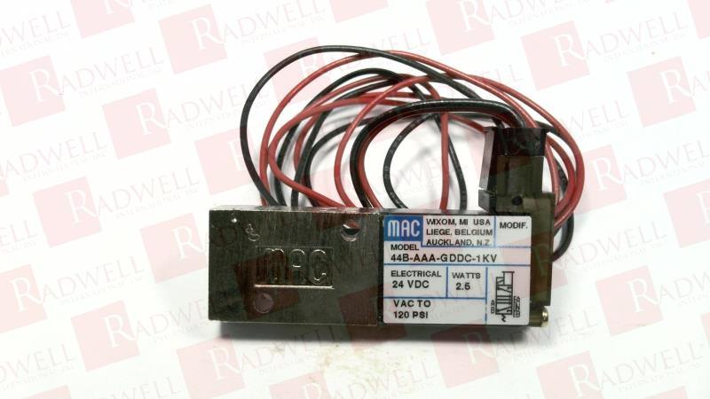MAC VALVES INC 44B-AAA-GDDC-1KV