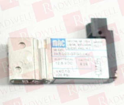 MAC VALVES INC 34B-L00-GFG0-1KJ