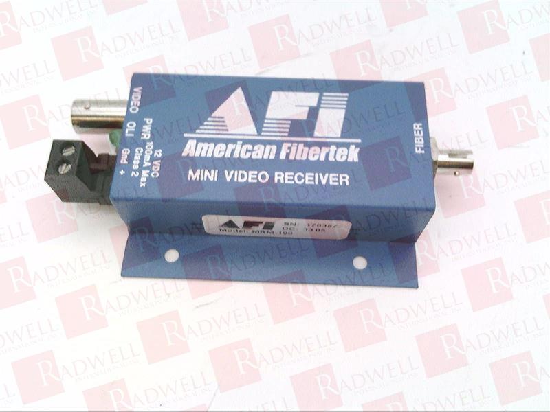 AMERICAN FIBERTEK MRM-100